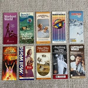 A24 Eternity Movie - set of all 10 afterlife pamphlets/brochures